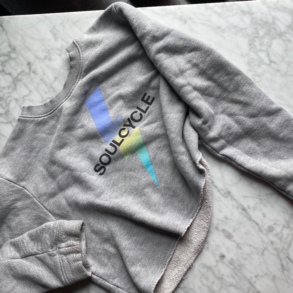 SoulCycle Casey Crop Sweatshirt USED size M